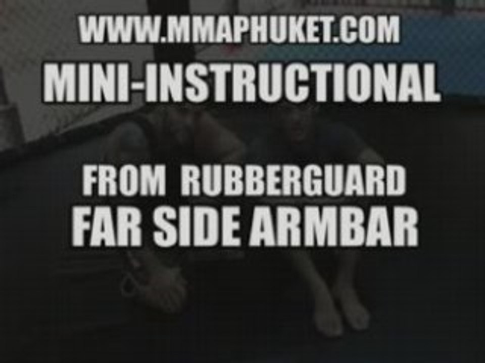 Far Side Armbar from Rubber Guard