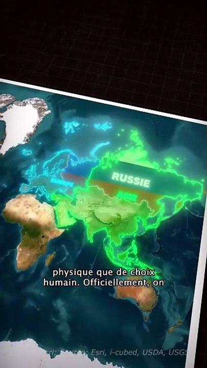 Le secret de la Russie à la fois Europe ET Asie dévoilé! #géographie