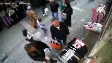 Elbise çalan karı koca kameraya takıldı