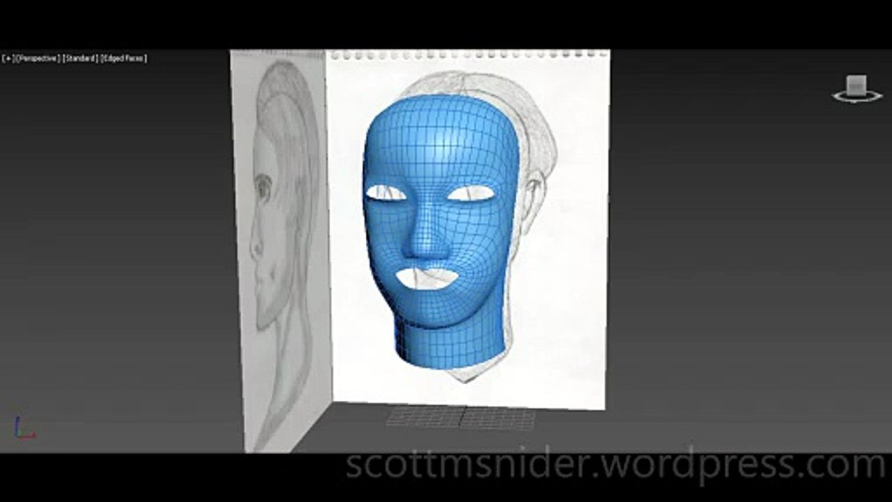 JFJ: 3DS MAX Practice Polygon Modeling Head Model Video #22 (06-07-2026)