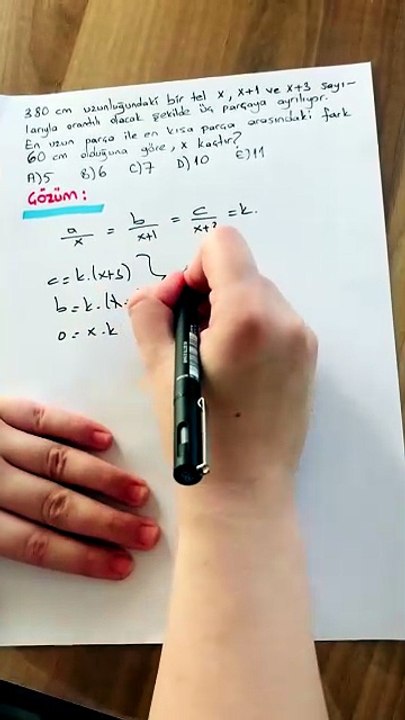 Matematik Oran Orantı