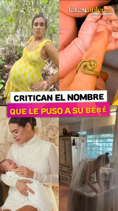 Por esto criticaron el nombre que esta actriz le puso a su hijito