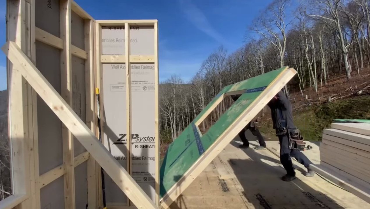 Building The Farmhouse | Day 16: Second floor exterior walls are completed!