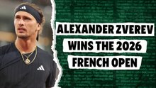 Alexander Zverev wins the 2026 French Open