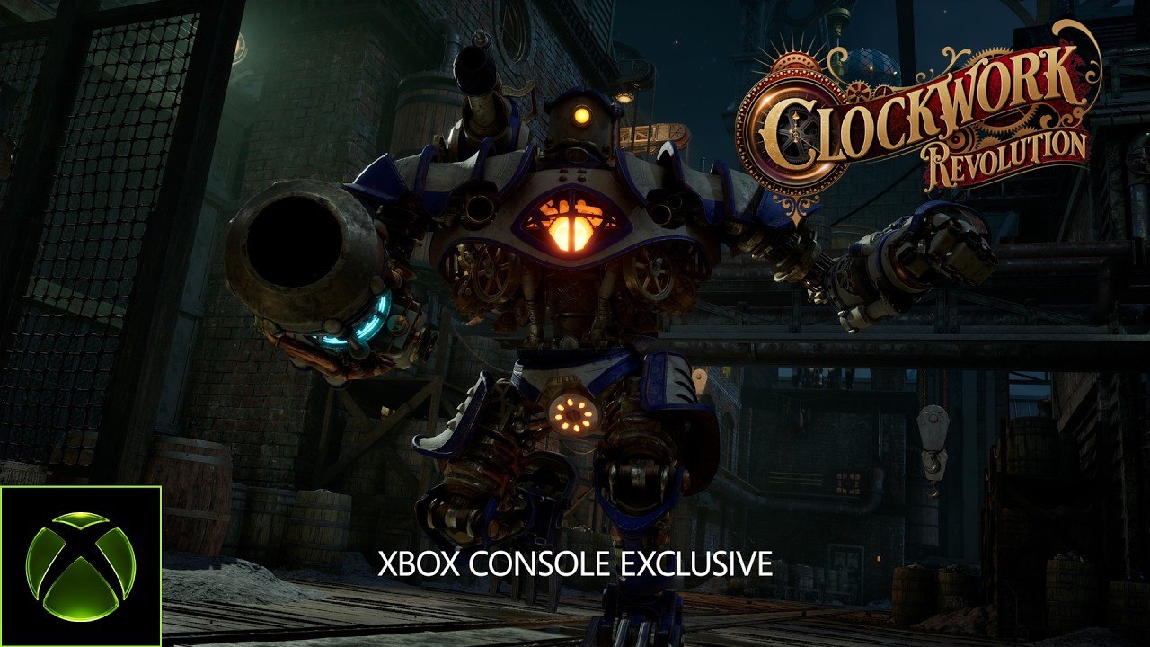 Tráiler XBOX Games Showcase 2026 de Clockwork Revolution