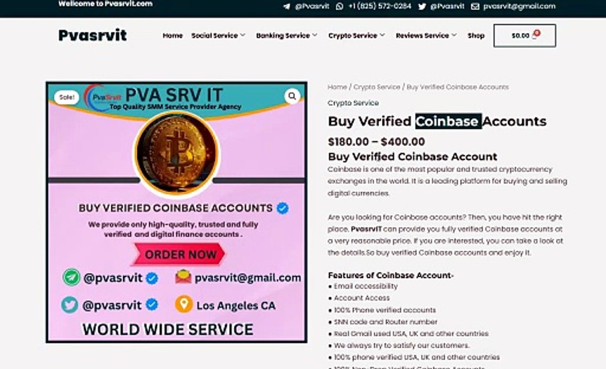 5 Best Platforms for Buying Old Verified Coinbase Accounts in USA