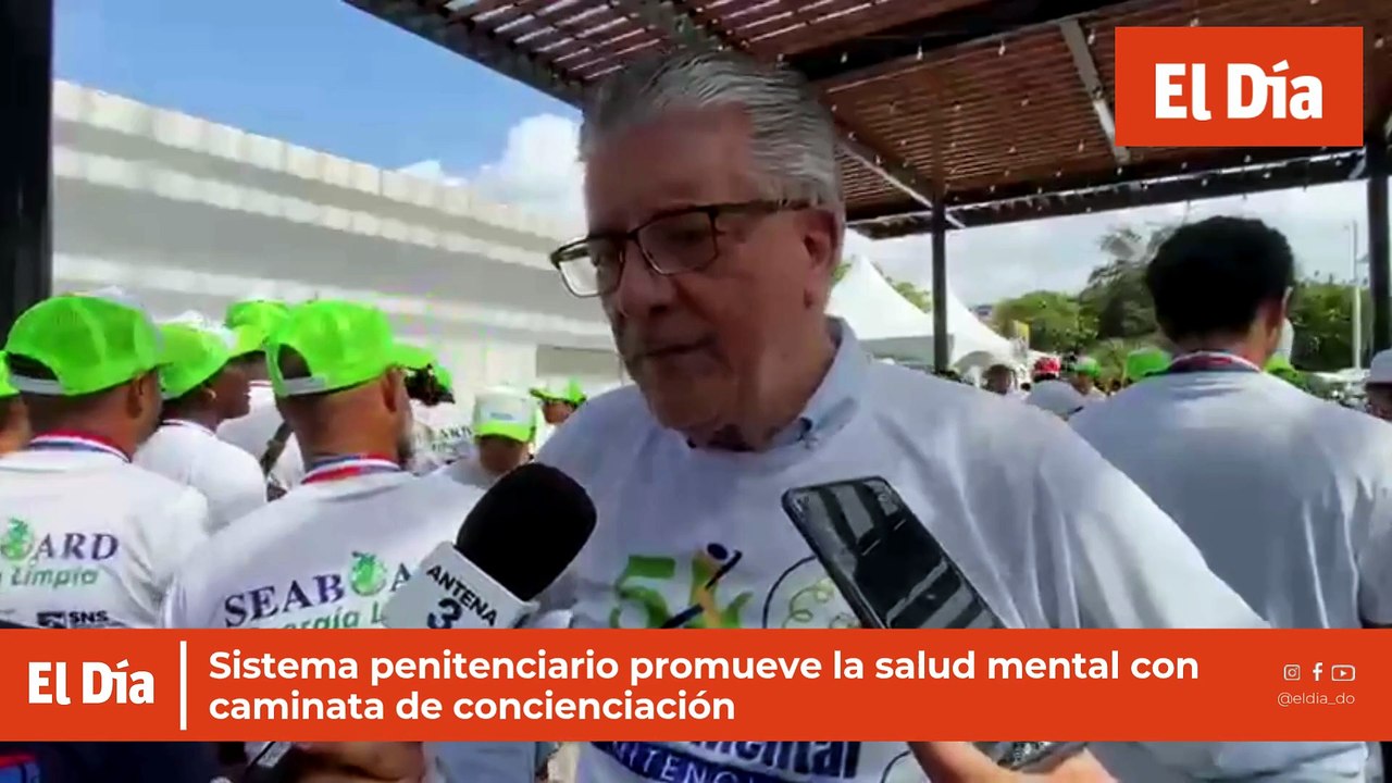 Sistema penitenciario promueve la salud mental con caminata de concienciación
