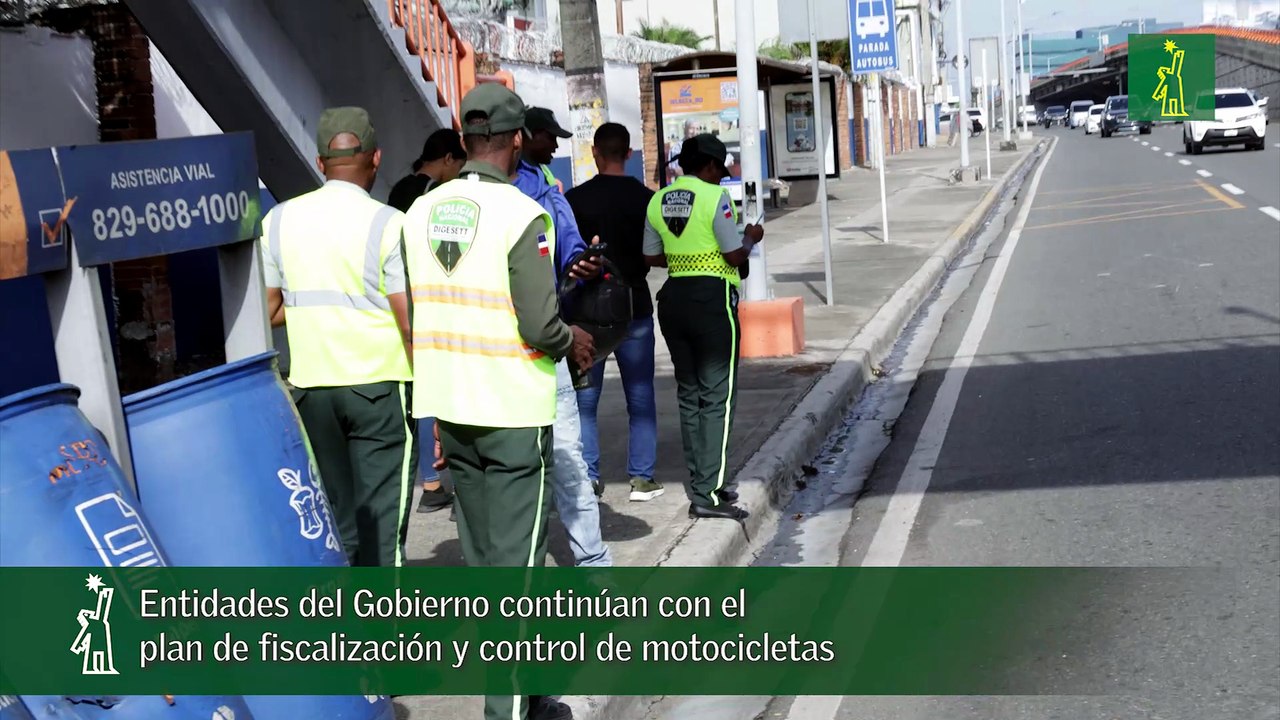 Entidades del Gobierno continúan con el plan de fiscalización y control de motocicletas