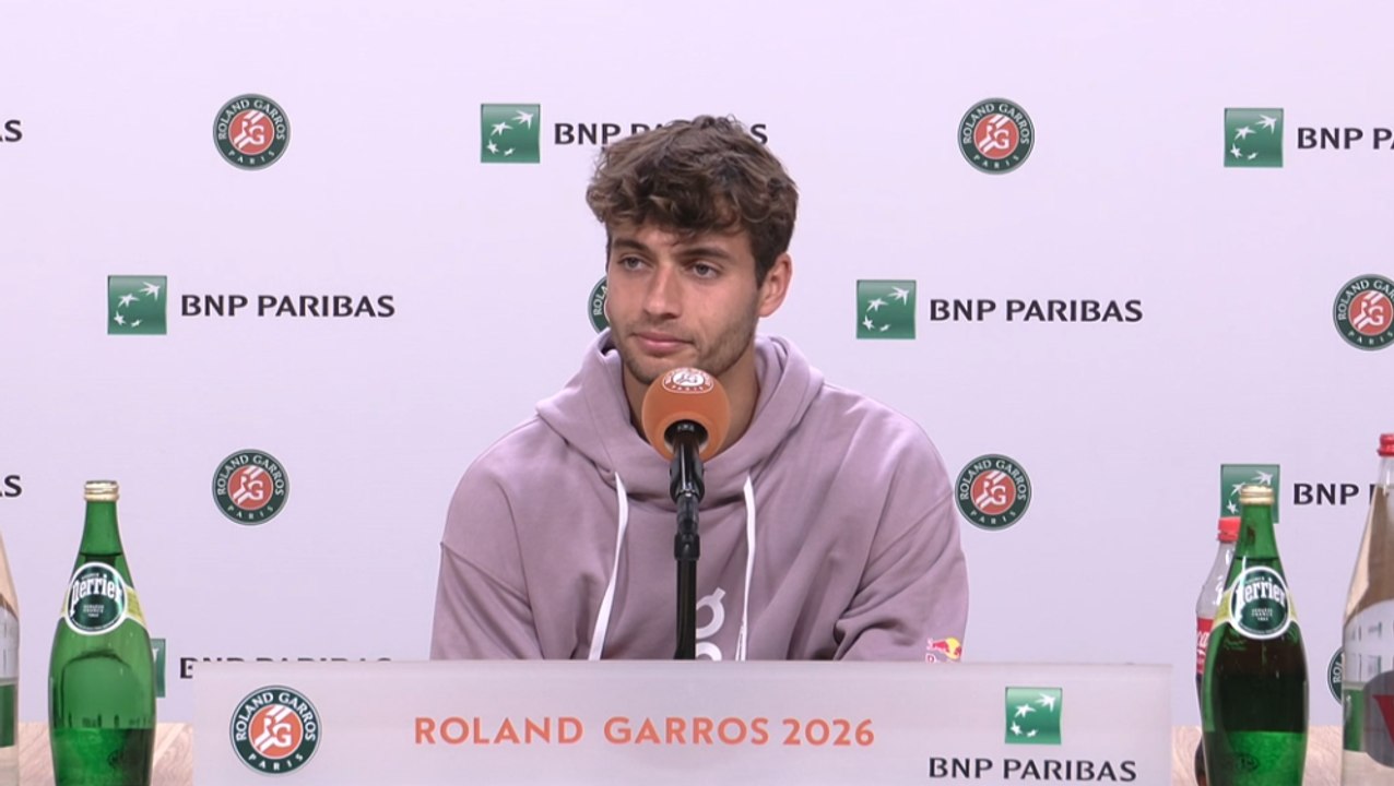 Roland-Garros 2026 - Flavio Cobolli : "Ça reste une finale en Grand Chelem... personne ne m'attendait là"