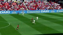 هدف إبراهيم دياز في شباك منتخب النرويج في الدقيقة الثامنة،