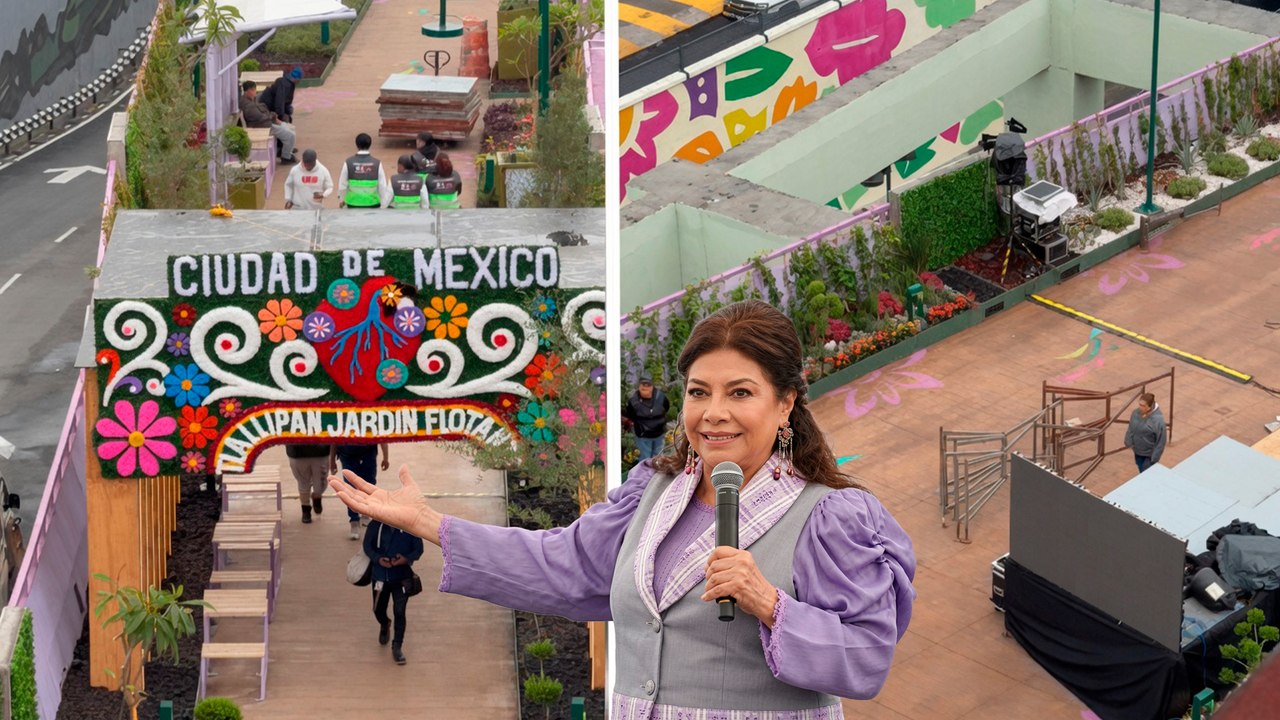 CDMX: Clara Brugada inaugura la Calzada Flotante sobre Tlalpan y así luce
