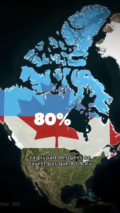Mais pourquoi 80% du térritoire Canadien est complètement vide  #Canada