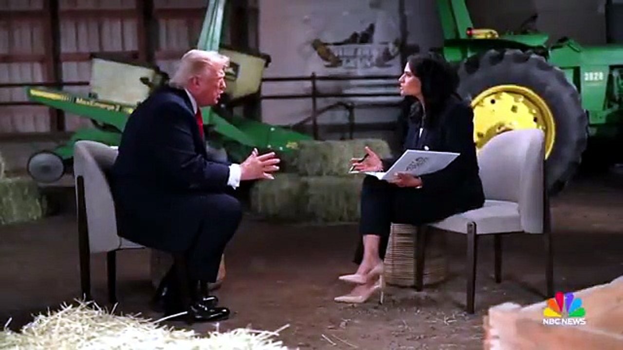 Trump NBC yayınını terk etti
