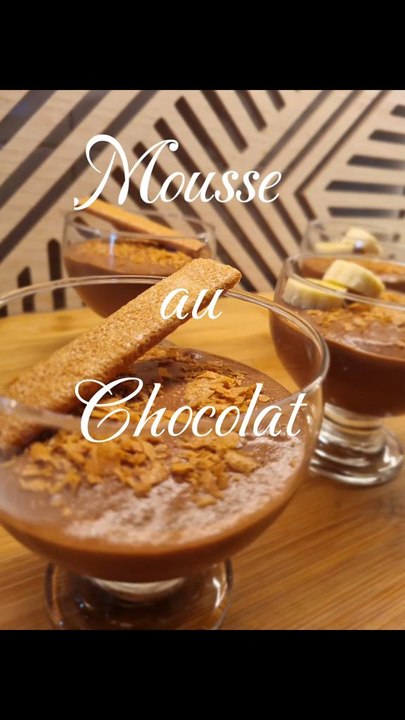 Mousse au chocolat facile