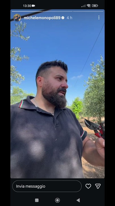 Michele monopoli story oggi manutenzione impianti per irrigare ulivi