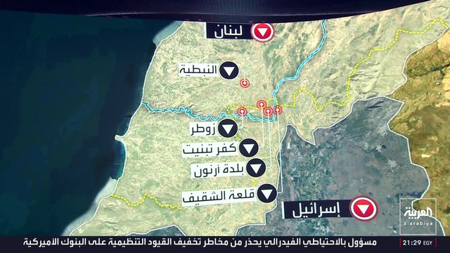 يستهدف النبطية.. خريطة تفاعلية للتقدم الإسرائيلي المتسارع في جنوب لبنان