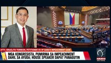 Mga kongresista pumirma sa impeachment dahil sa ayuda; House Speaker dapat panagutin. [Full Movie] [Full Movie]