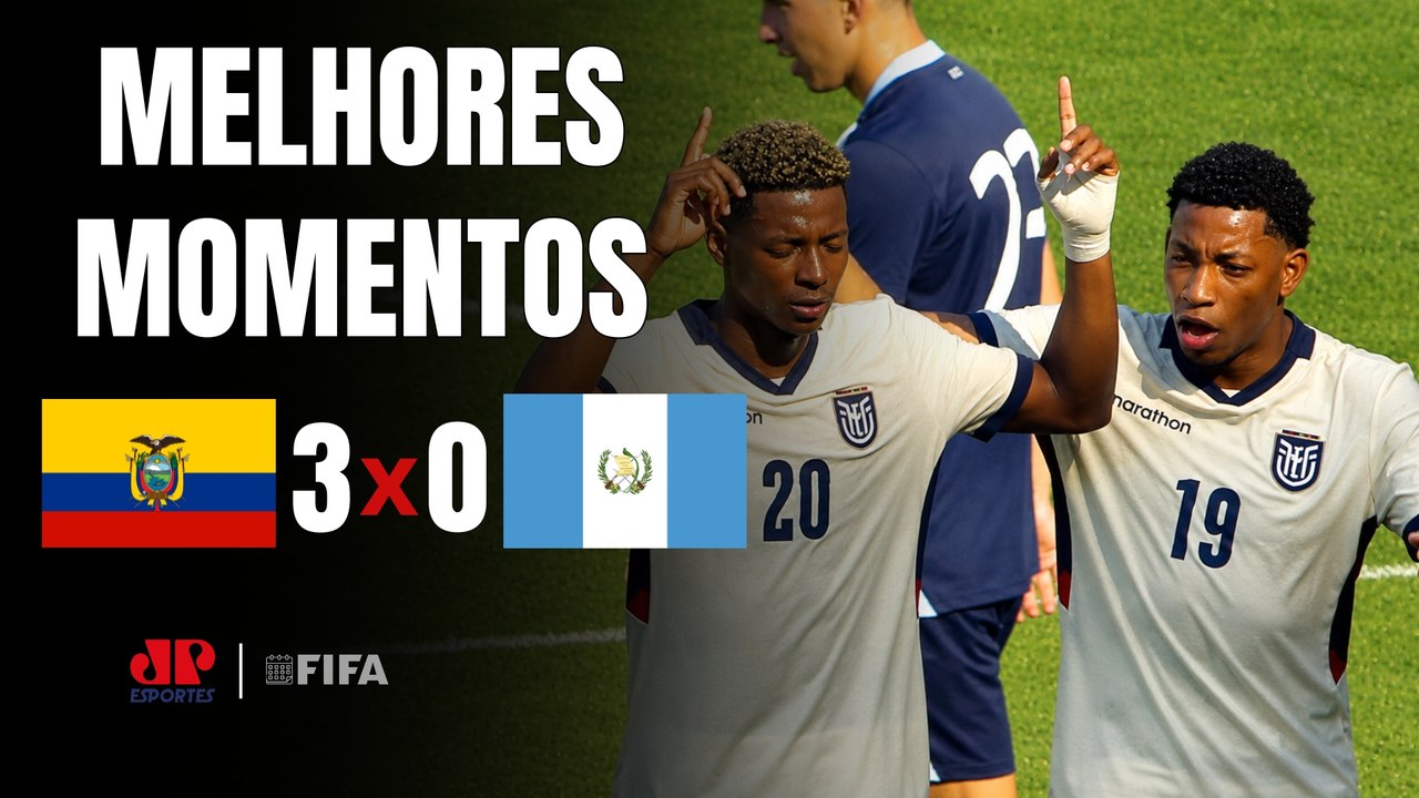 EQUADOR FAZ GOLAÇO DO MEIO DE CAMPO E VENCE FÁCIL A GUATEMALA ANTES DA COPA! | MELHORES MOMENTOS