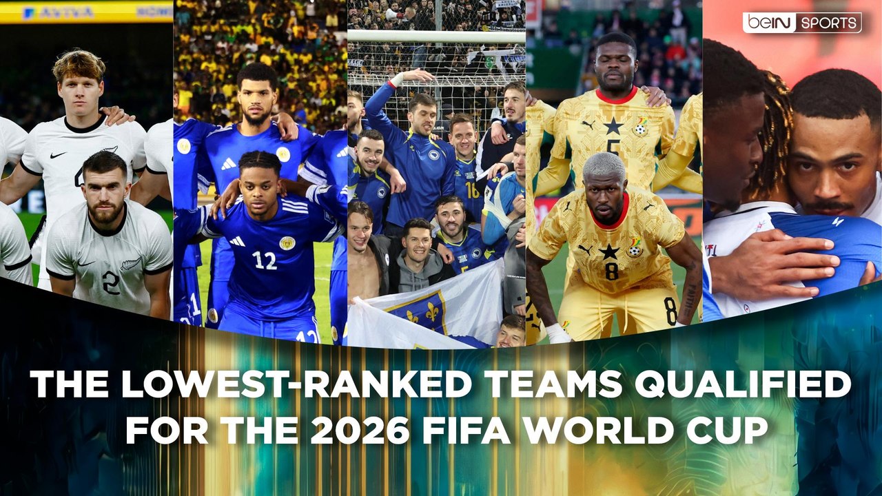 The lowest-ranked teams at the 2026 FIFA World Cup