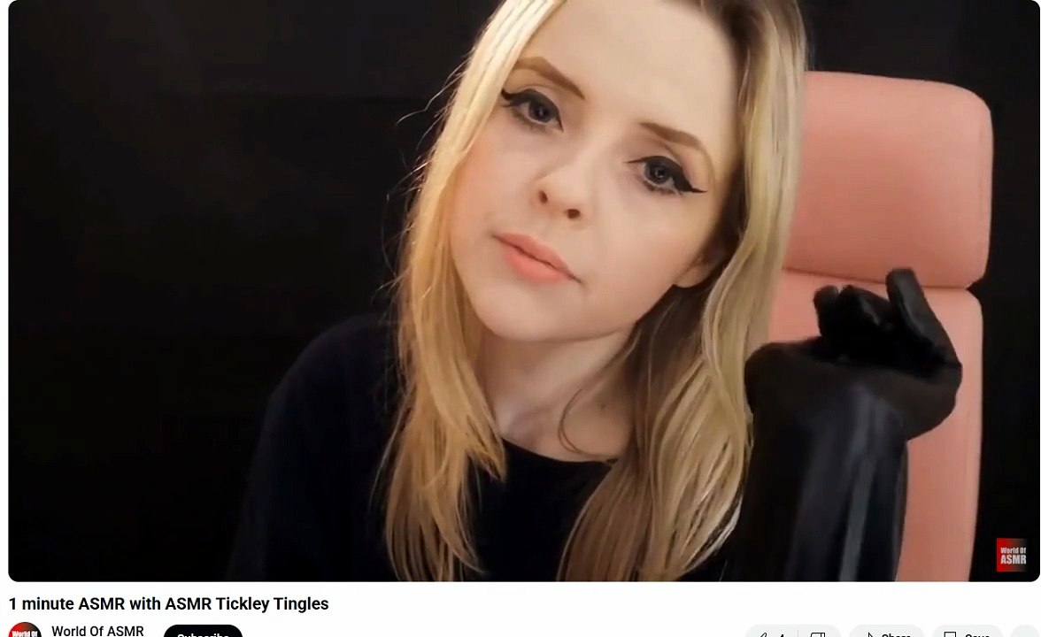 Gloves and hand movement asmr