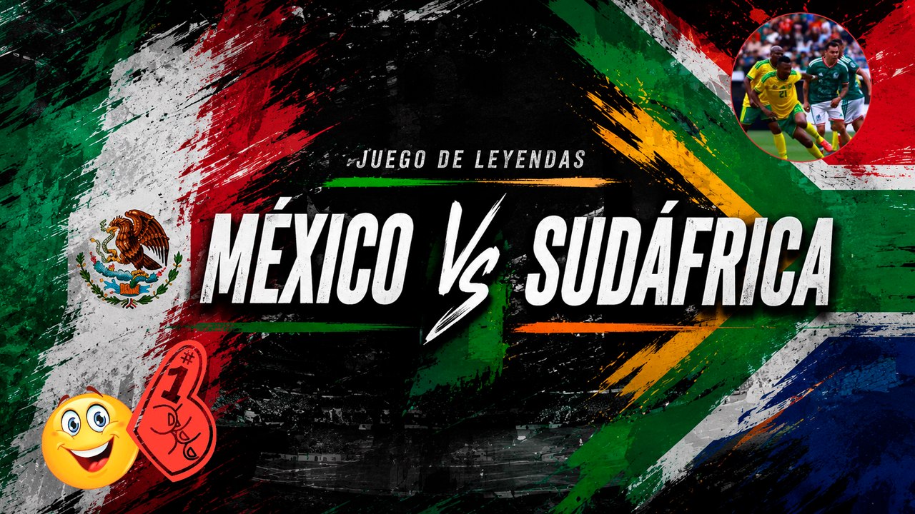 México conquista el partido de leyendas ante Sudáfrica y celebra a días de la inauguración mundialista