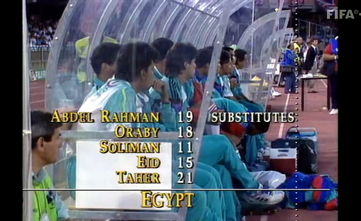 World Cup 1990 England vs Egpty (Group F) English commentary