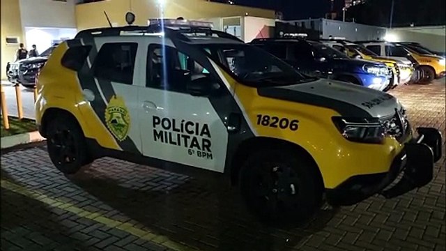 Suspeito baleado em tentativa de furto é levado à Delegacia após receber atendimento médico