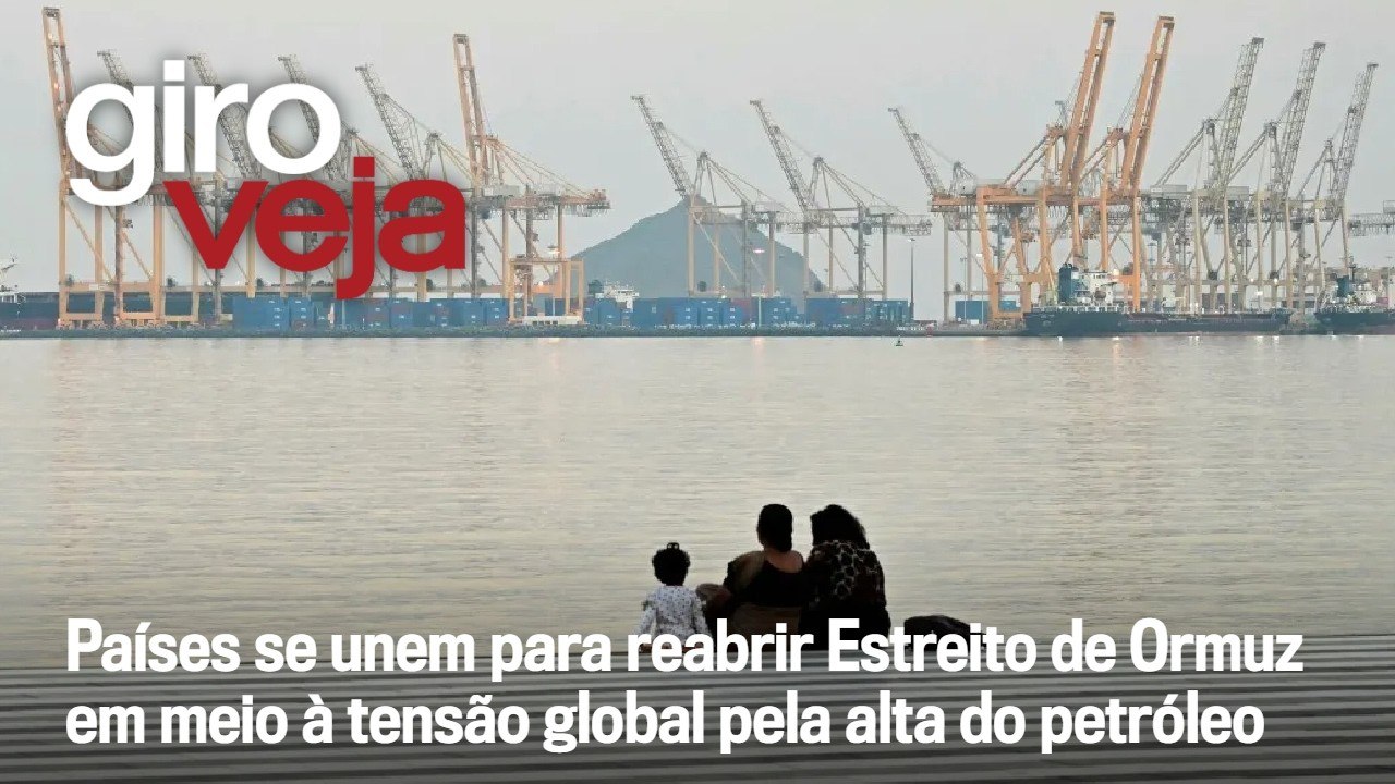 Países se unem para reabrir Estreito de Ormuz em meio à alta do petróleo | Giro VEJA