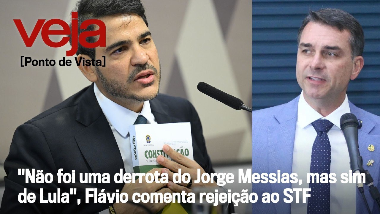 "Não foi uma derrota do Jorge Messias, mas sim de Lula", Flávio Bolsonaro comenta rejeição ao STF