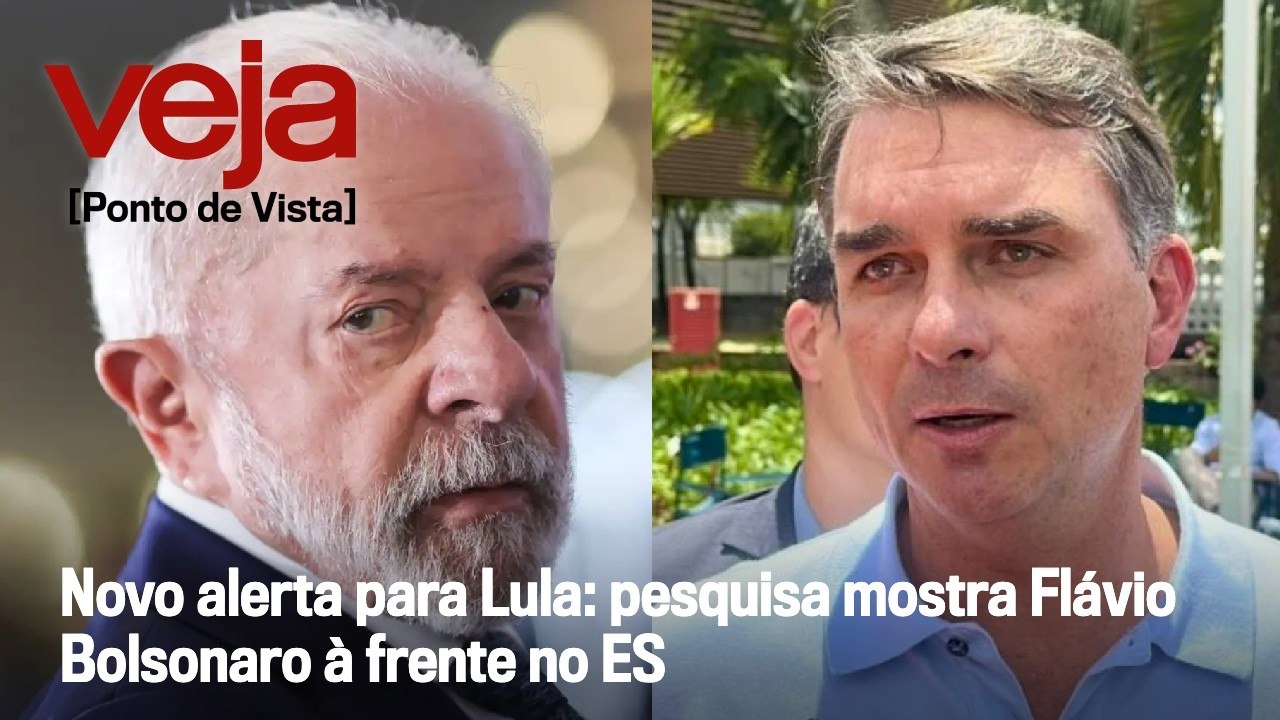 Novo alerta para Lula: pesquisa mostra Flávio Bolsonaro à frente no ES