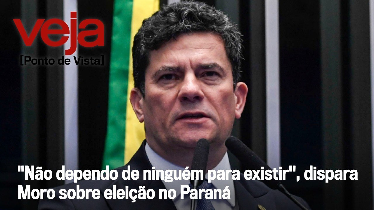 "Não dependo de ninguém para existir", dispara Moro sobre eleição no Paraná