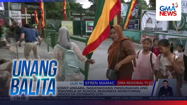 DepEd Sec. Sonny Angara, nakatakdang pangunahan ang pagbabalik-eskuwela at school readiness monitoring sa public schools sa Cotabato City | Unang Balita