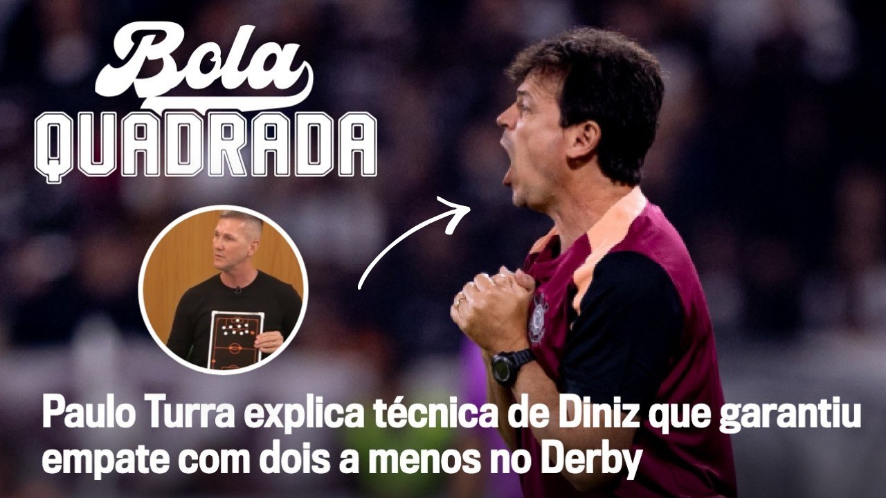 Paulo Turra explica técnica de Diniz que garantiu empate no Derby com dois a menos | Bola Quadrada