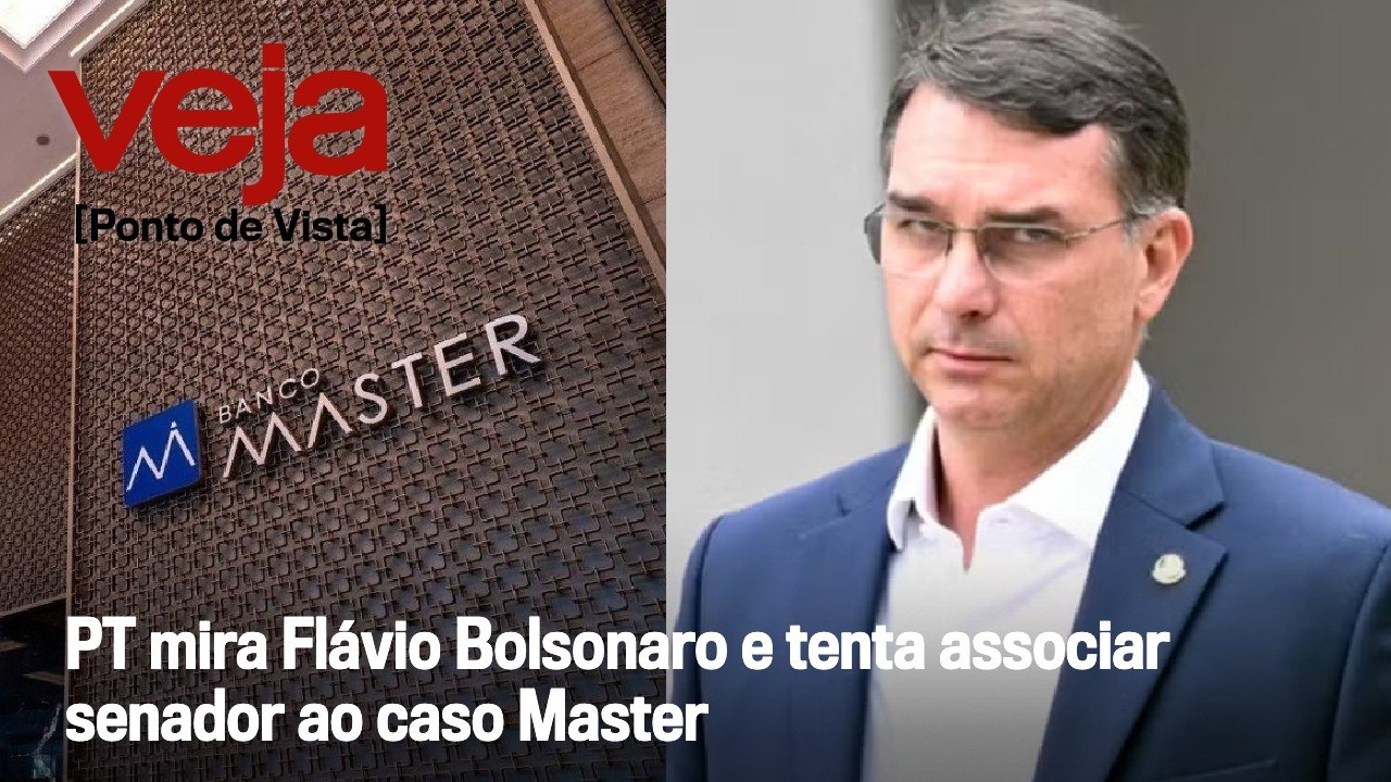 PT mira Flávio Bolsonaro e tenta associar senador ao caso Master | Ponto de Vista