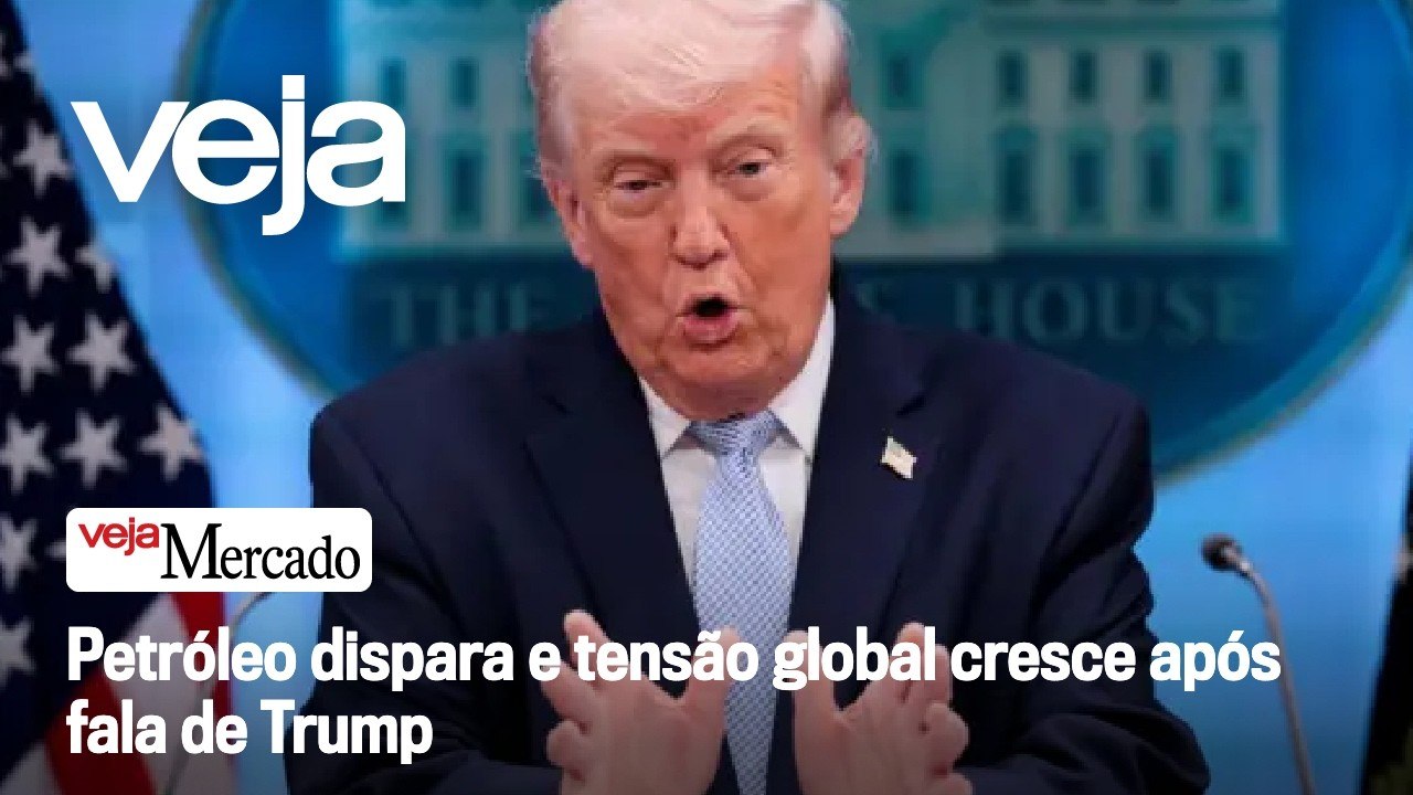 Petróleo dispara e tensão global cresce após fala de Trump