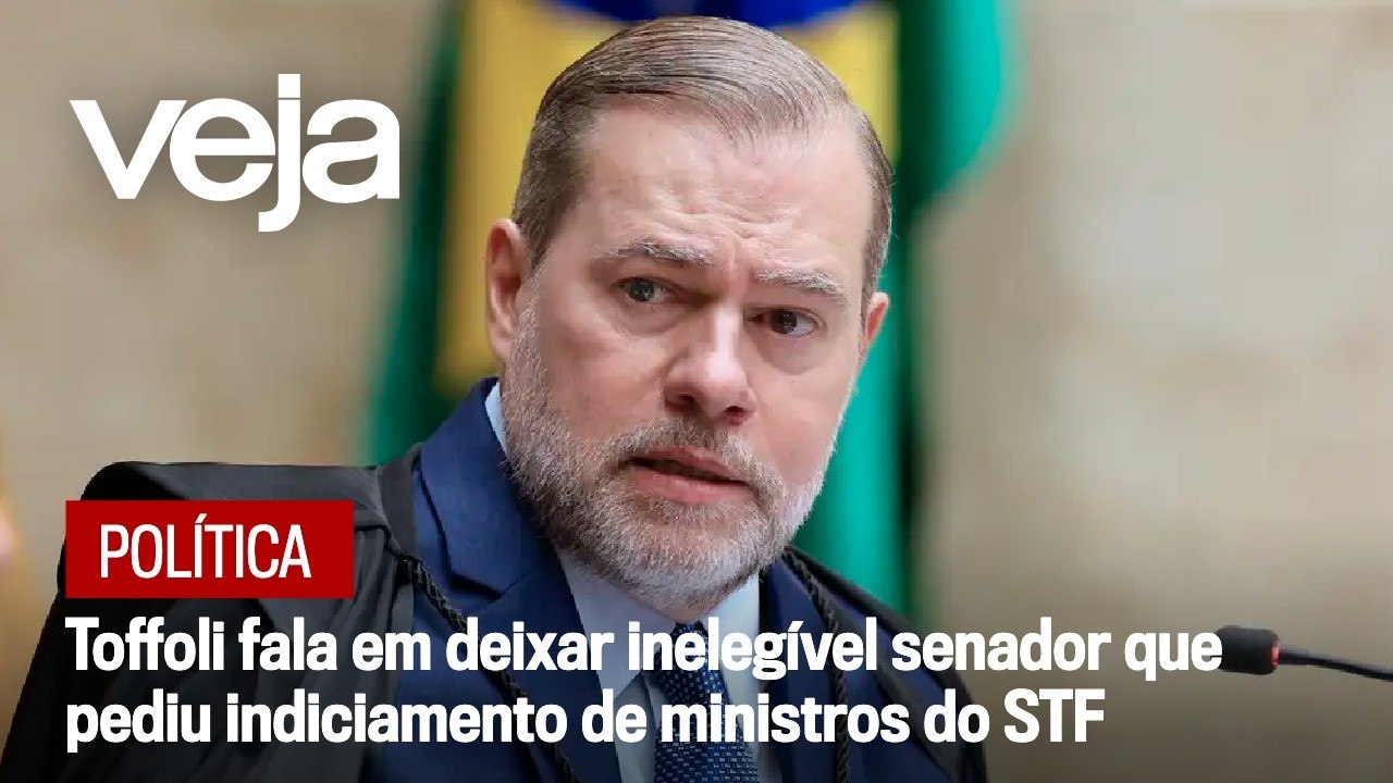 Toffoli fala em deixar inelegível senador que pediu indiciamento de ministros do STF