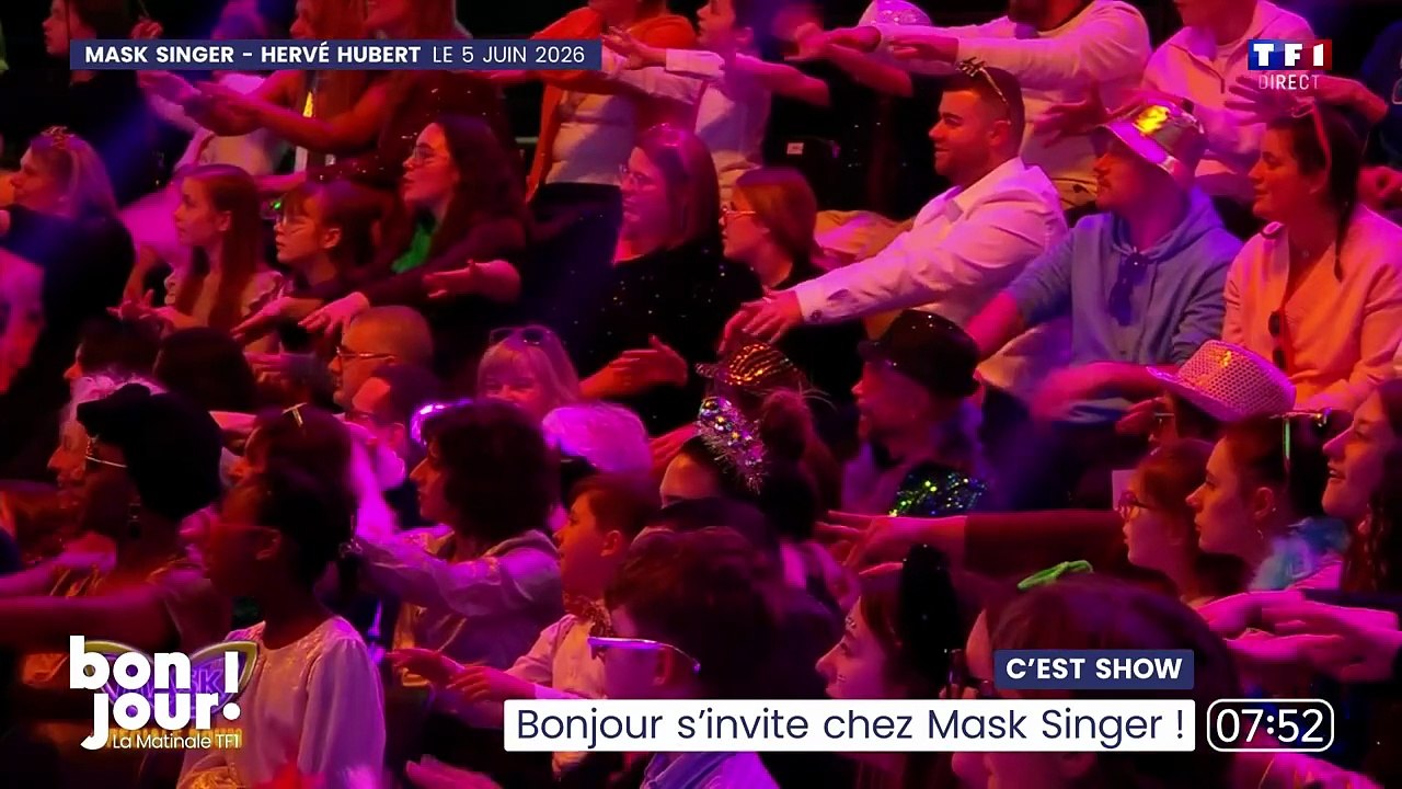 Bruce Toussaint le 8 juin 2026 sur le plateau de "Bonjour !", sur TF1.