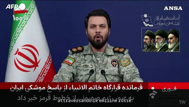 Iran, lanciato un attacco missilistico contro Israele