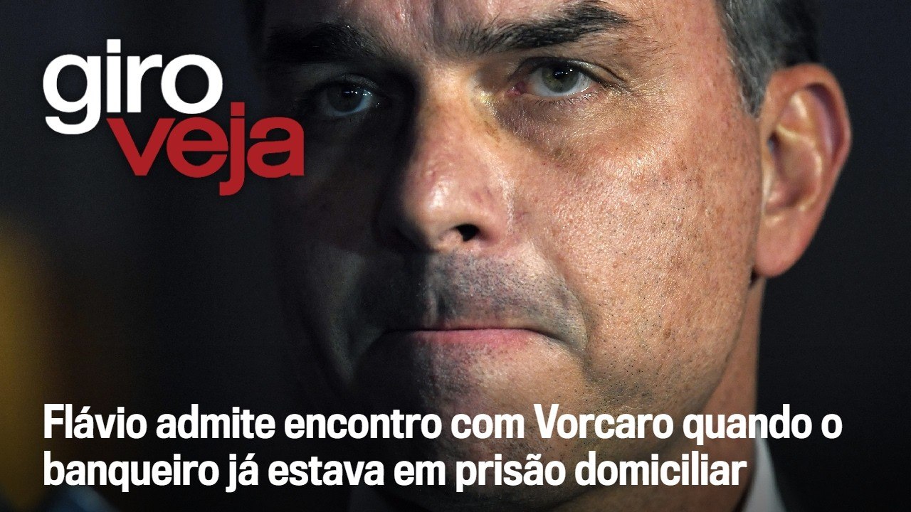 Flávio Bolsonaro admite encontro com Vorcaro quando ele já estava em prisão domiciliar | Giro VEJA