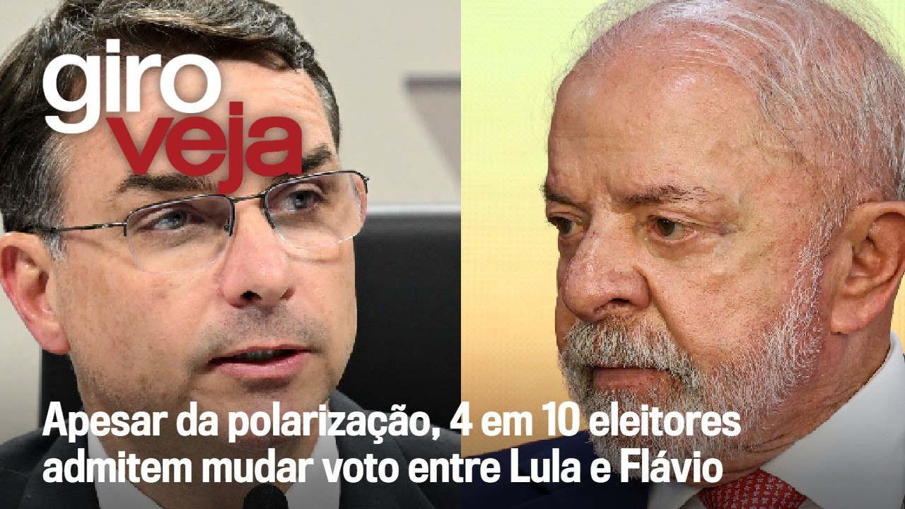 Apesar da polarização, 4 em 10 eleitores admitem mudar voto entre Lula e Flávio