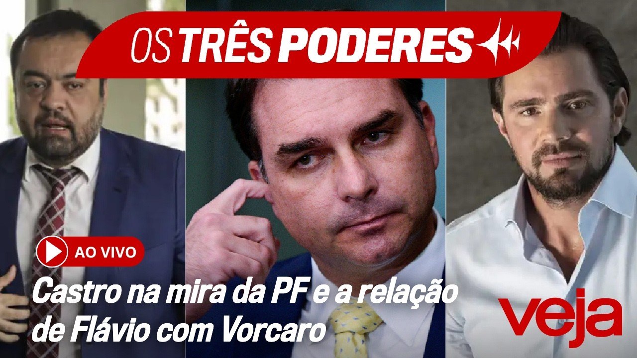 AO VIVO: Castro na mira da PF e as repercussões do envolvimento de Flávio com Vorcaro