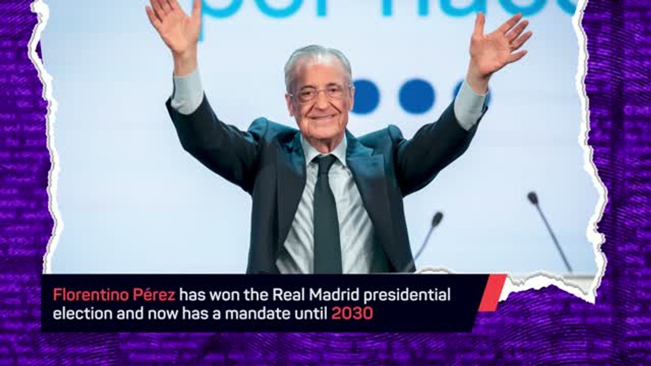 Breaking News: Perez wins Real Madrid election