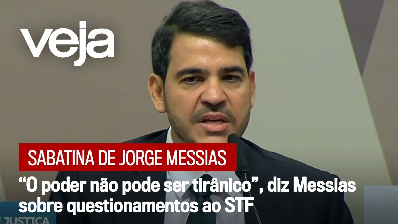 “O poder não pode ser tirânico”, diz Messias sobre questionamentos ao STF