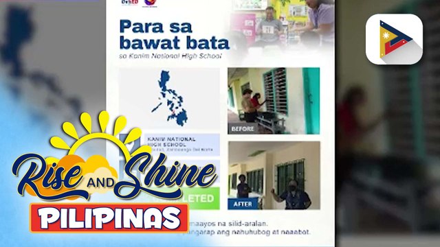 Rehabilitasyon ng apat na silid-aralan sa Kanim National High School sa Sibutad, Zamboanga del Norte, tapos na