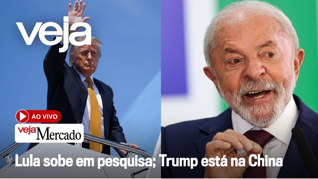 AO VIVO: Lula sobe em pesquisa; Trump está na China | Mercado