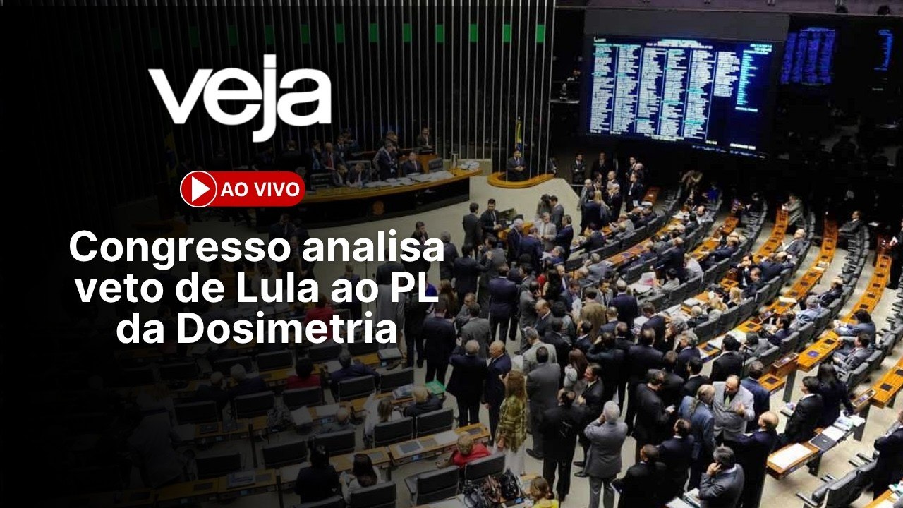 AO VIVO: Congresso analisa veto de Lula ao PL da Dosimetria