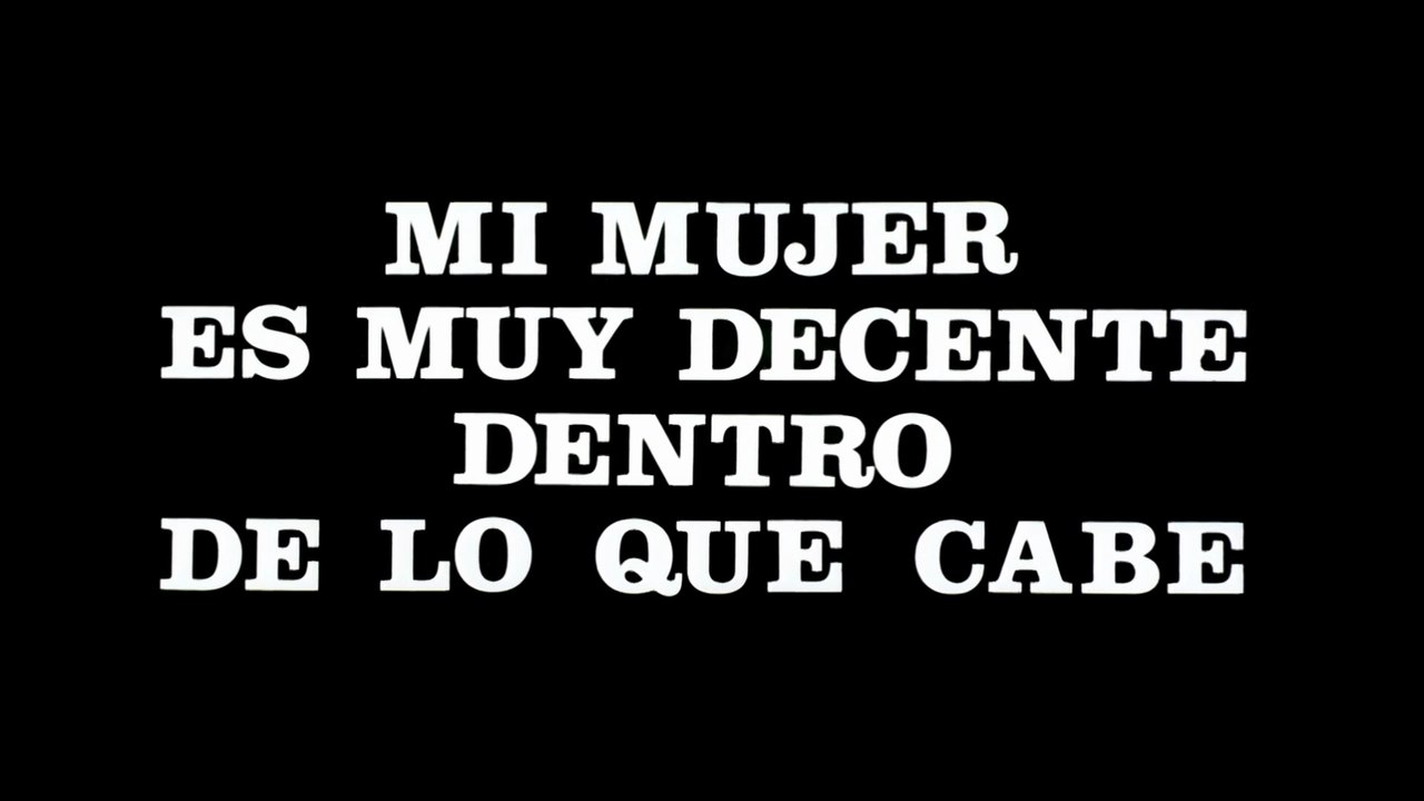 Mi mujer es muy decente, dentro de lo que cabe 1975 - HD 1080 - Completa - Dir: Antonio Drove
