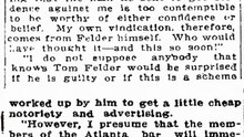 Sunday, 25th May 1913 Knew It Was Coming, Declares Cole Blease