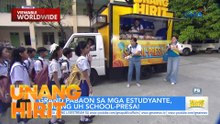 UH School-presa Truck, naghatid ng sorpresa sa unang araw ng pasukan | Unang Hirit