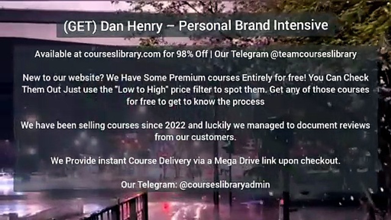 GET) Dan Henry – Personal Brand Intensive